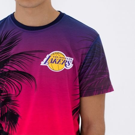 Pásnké tričko - New Era NE NBA LOS ANGELES LAKERS COASTAL HEAT TEE - 2