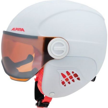 Juniorská lyžařská helma - Alpina Sports CARAT LE VISOR HM