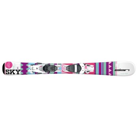 Dívčí sjezdové lyže - Elan SKY QS + EL 7.5 - 4