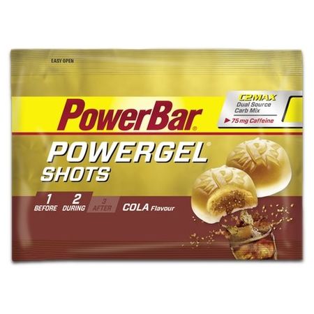Energetický gel - Powerbar GEL SHOTS COLA+KOFEIN 60G
