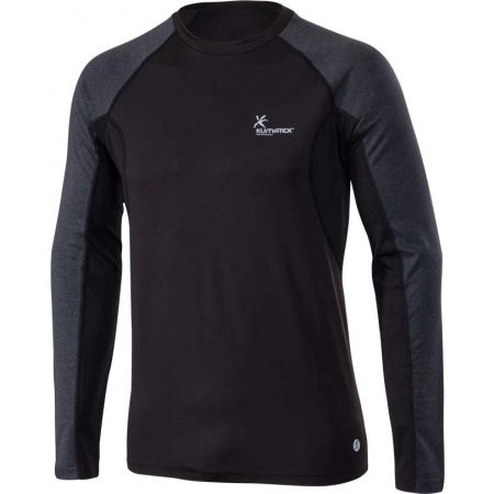 Pánské běžecké tričko s dlouhým rukávem - Klimatex SVEN - 1