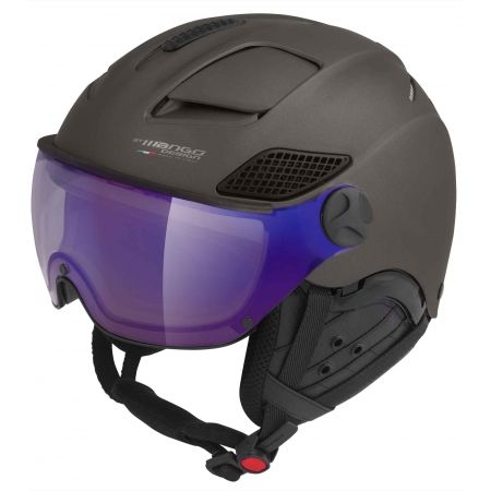 Unisex lyžařská přilba s visorem - Mango MONTANA VIP - 1