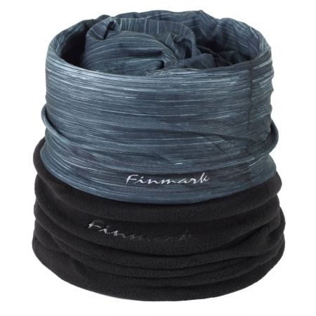 Multifunkční šátek s fleecem - Finmark MULTIFUNCTIONAL SCARF WITH FLEECE
