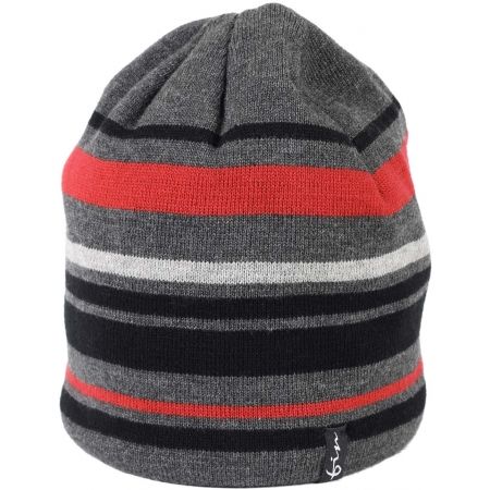 Pánská pletená čepice - Finmark WINTER HAT