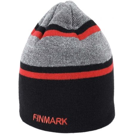 Pánská pletená čepice - Finmark WINTER HAT