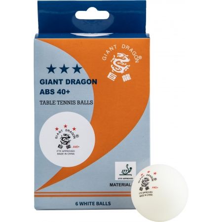 Giant Dragon WHT PI PO - Míče na stolní tenis