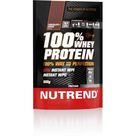 Protein - Nutrend 100% WHEY PROTEIN 500G ČOKOLÁDA + KAKAO