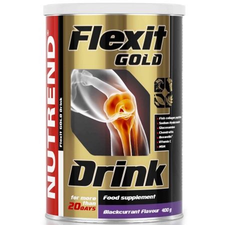 Kloubní výživa - Nutrend FLEXIT GOLD DRINK 400G ČERNÝ RYBÍZ