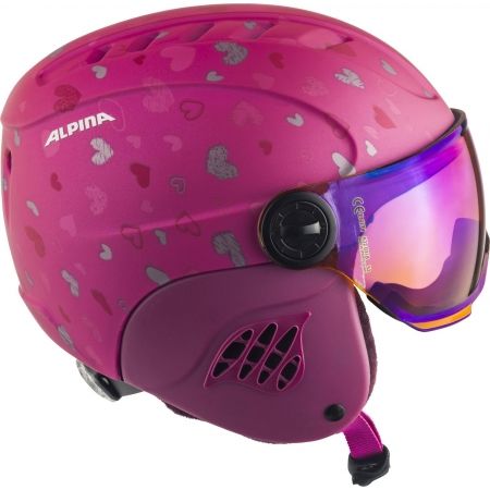 Dětská lyžařská helma - Alpina Sports CARAT LE VISOR HM - 1