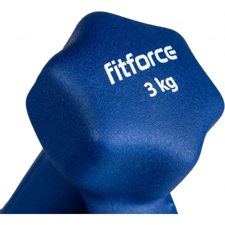 Jednoruční činka - Fitforce FJDBN 3KG - 3