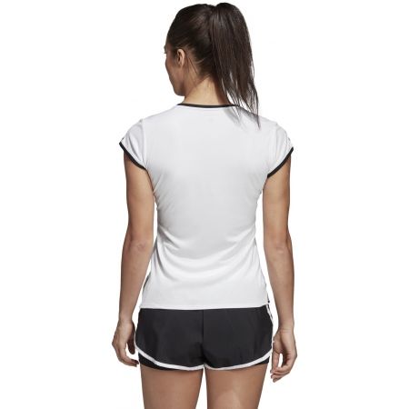 Dámské tenisové triko - adidas CLUB 3 STRIPES TEE - 7