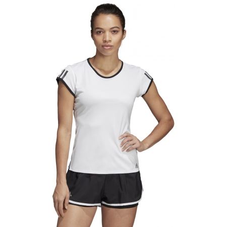 Dámské tenisové triko - adidas CLUB 3 STRIPES TEE - 4