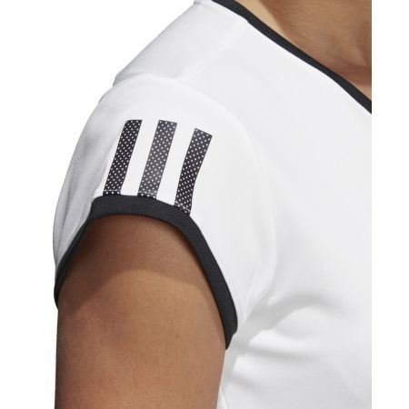 Dámské tenisové triko - adidas CLUB 3 STRIPES TEE - 9