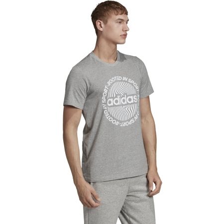 Pánské tričko - adidas CORE CIRCLED GRAPHIC TEE - 5