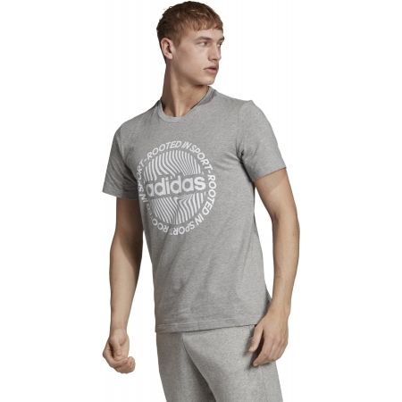 Pánské tričko - adidas CORE CIRCLED GRAPHIC TEE - 6