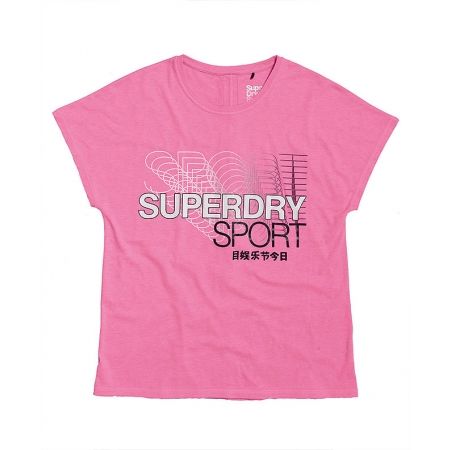 Superdry CORE SPLIT BACK TEE - Dámské tričko