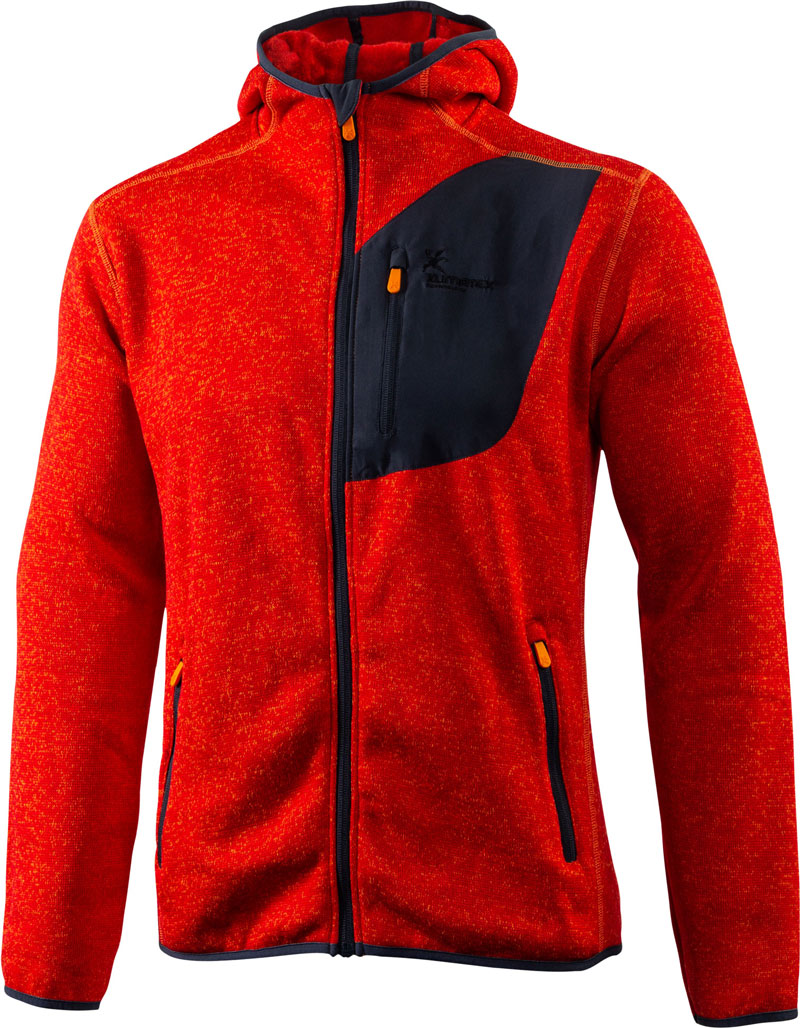 Pánský outdoor svetr s kapucí
