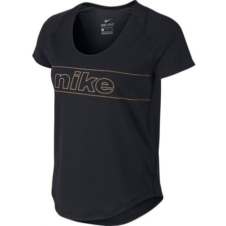 Nike TOP SS 10K GLAM W - Dámské běžecké tričko
