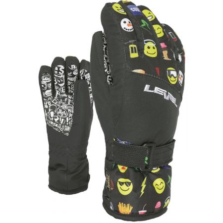 Dětské lyžařské rukavice - Level DARK JR - 2