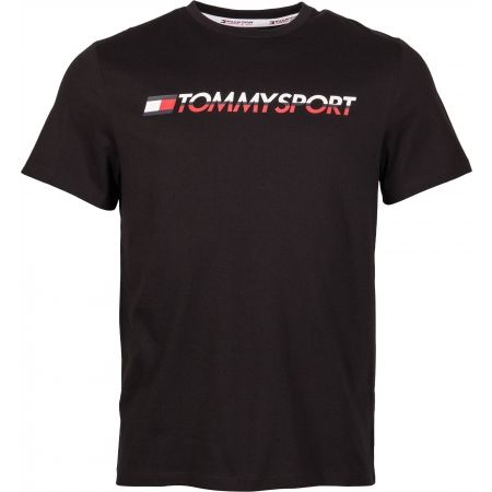 Pánské tričko - Tommy Hilfiger T-SHIRT LOGO CHEST - 1