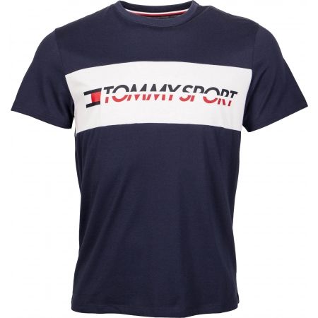 Pánské tričko - Tommy Hilfiger T-SHIRT LOGO DRIVER - 1