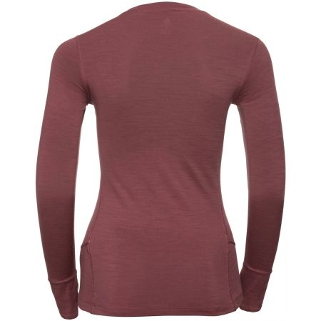 Dámské tričko s dlouhým rukávem - Odlo SUW TOP CREW NECK L/S NATURAL 100% MERINO - 2