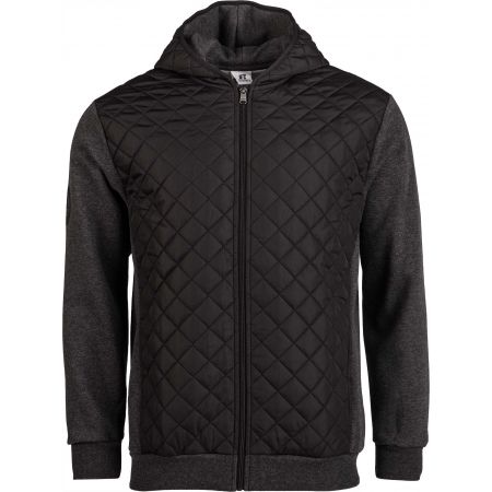 Pánská mikina - Russell Athletic QUILT-HOODED BOMBER JACKET - 1