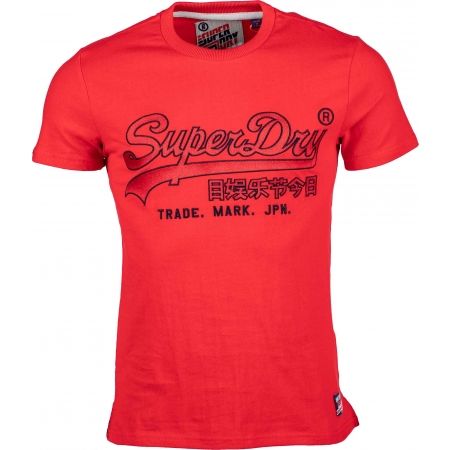 Pánské tričko - Superdry DOWNHILL RACER APPLIQUE TEE - 1