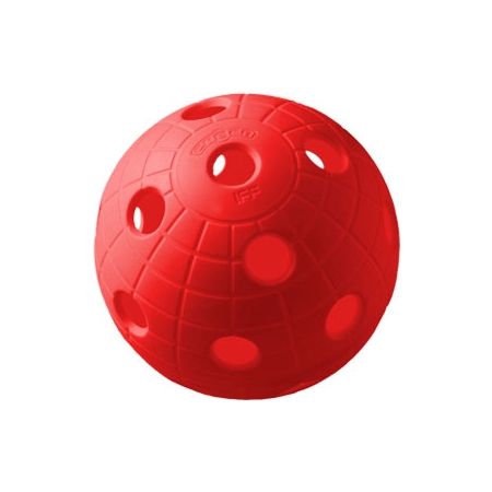 Florbalový míček - Unihoc BALL CRATER RED