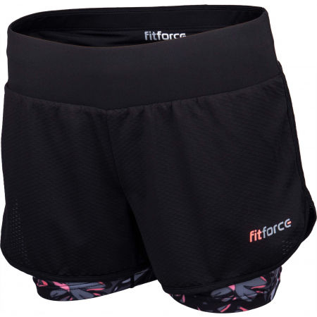 Dámské fitness šortky 2 v 1 - Fitforce ALBONA - 2