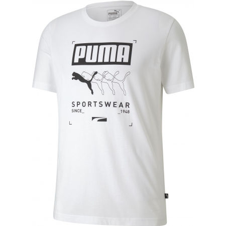 Pánské sportovní triko - Puma BOX PUMA TEE - 1